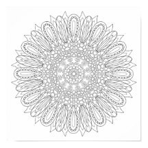 OrnaMENTALs #0025 Sunflower Delight Color Your Own