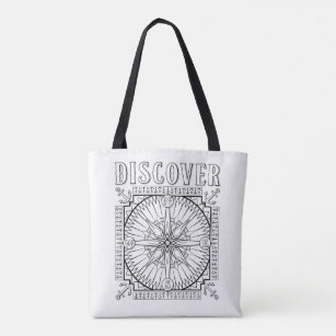 Ornamentals Explore And Discover Color Your Own Tote Bag