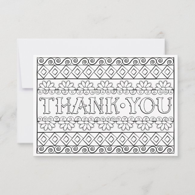 OrnaMENTALs Thank You Color Your Own (Front)