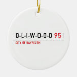 O-L-I-W-O-O-D  Ornamenten