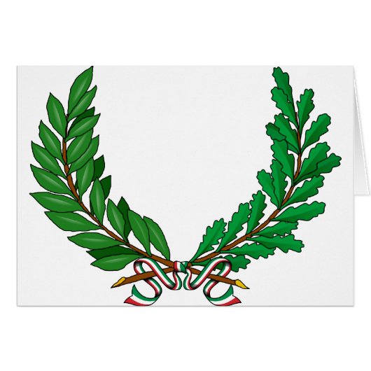 Ornamenti da comune, Italy Cards (Front Horizontal)
