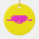 Excercise... Exc...er...cise Exs...ar...sise Eggs...are...sides ... For bacon! BACON!  Ornaments