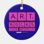 ART
 ROCKS
 THE WORLD  Ornaments