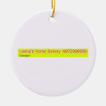 Leena's Home Bakery  Ornaments