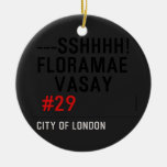 ---sshhhh! FLORAMAE    VASAY   Ornaments