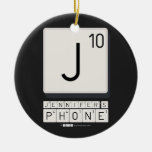 J
 JENNIFER'S
 PHONE  Ornaments