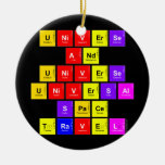 UNiverse
 And
 Universe
 Universal
 Space
 Travel  Ornaments