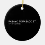 pabayo tomasaco st.  Ornaments