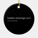 london streetsign  Ornaments