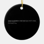 the hammer and sickle  Ornaments