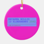 Rhianna hollis 10 elderberry  Ornaments