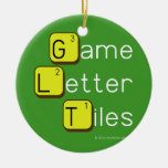 Game Letter Tiles  Ornaments