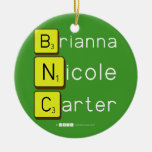 Brianna
 Nicole
 Carter  Ornaments