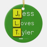 Jess
 Loves
 Tyler  Ornaments