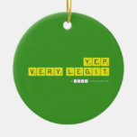 yep
 very legit  Ornaments