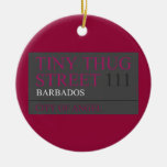 Tiny Thug Street  Ornaments