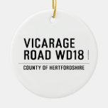 VICARAGE ROAD  Ornaments
