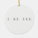 I LuV YOU  Ornaments