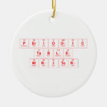 Periodic
 Table
 Writer  Ornaments