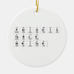 Periodic Table Writer  Ornaments
