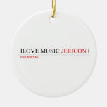 ilove music  Ornaments