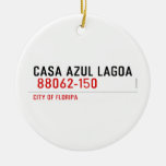 CASA AZUL LAGOA   Ornaments