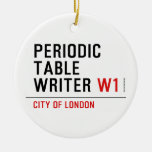 Periodic Table Writer  Ornaments