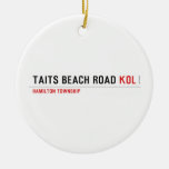 Taits Beach Road  Ornaments