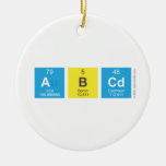 ABCD  Ornaments