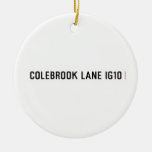 COLEBROOK LANE  Ornaments