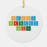 happy
 birthday
 alice  Ornaments