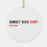 SUNSET GEEK  Ornaments