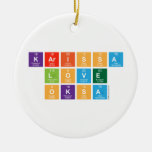 Karissa
 Love
 Oksa  Ornaments