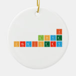 I
 love
 chemistry  Ornaments