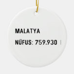 MALATYA  NÜFUS: 759.930  Ornaments