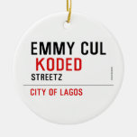 EMMY CUL   Ornaments