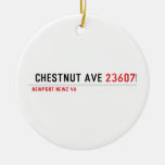  Chestnut Ave  Ornaments