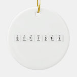 CHRISTY  Ornaments
