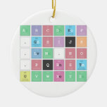 ABC|DEF
 .|GHIJK 
 .|LM.N|O 
 .PQRST
 UVWXYZ  Ornaments