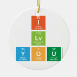 I
 Lv
 You  Ornaments