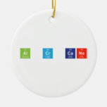 Al Cr Cane  Ornaments