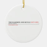 the hammer and sickle  Ornaments
