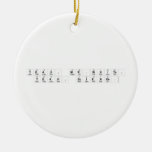 Yeah, Mr.White, 
 Yeah, Science.  Ornaments