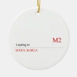 I LOVE MONiCA.SY  Ornaments