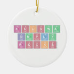 XoLiSwa
 sImPLy 
 rOcKs  Ornaments