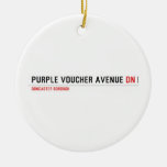 purple voucher avenue  Ornaments