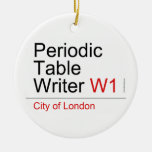 Periodic Table Writer  Ornaments