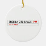 English 3rd grade  Ornaments
