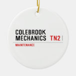 Colebrook Mechanics   Ornaments