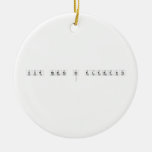 Our Names as Elements
   Ornaments
